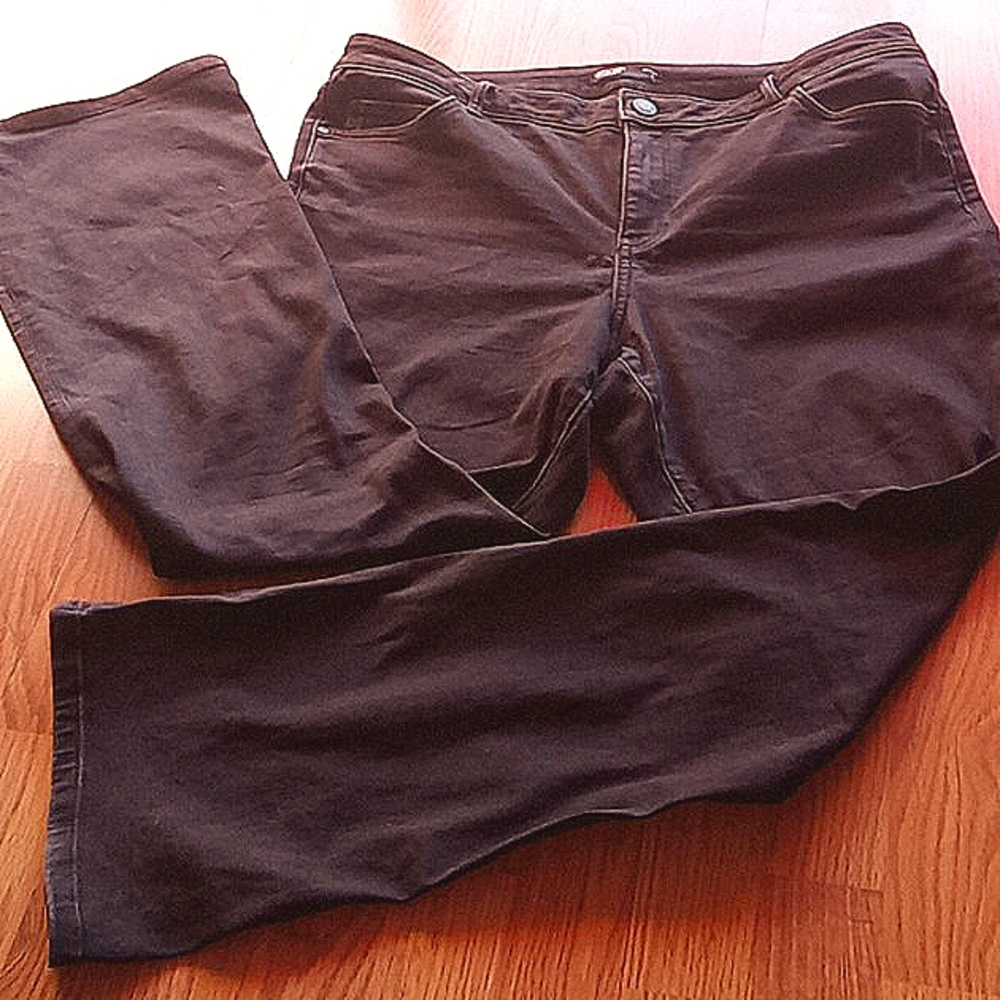 Simply Vera women's black jeans sz 18 bootcut